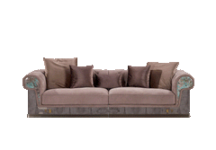 A007 Sofa — Four Seat, isolated product view